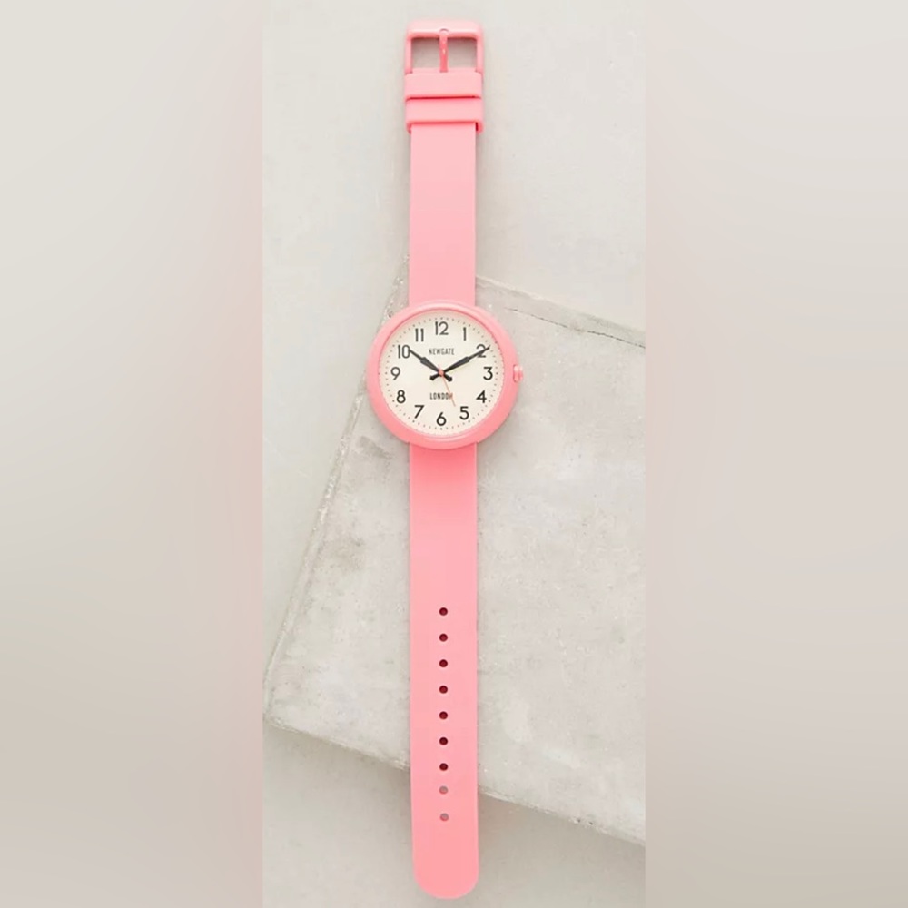 Anthropologie electric piglet pink watch Newgate